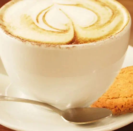 Coffee and a biscuit